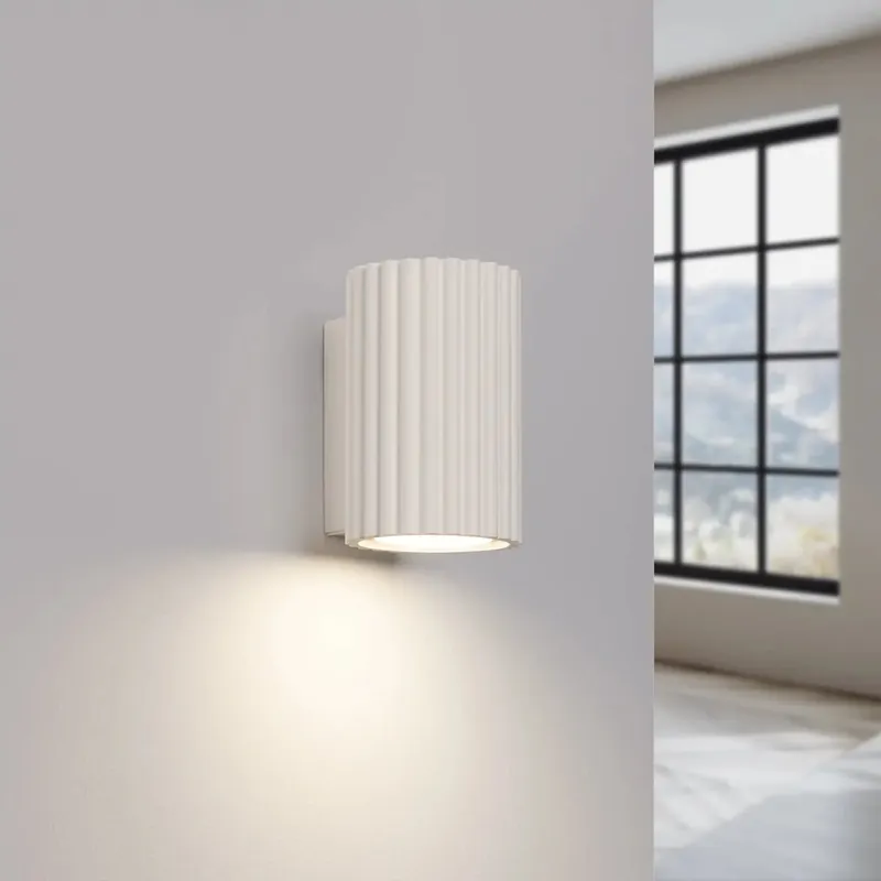 KARBON 10 beige wall light