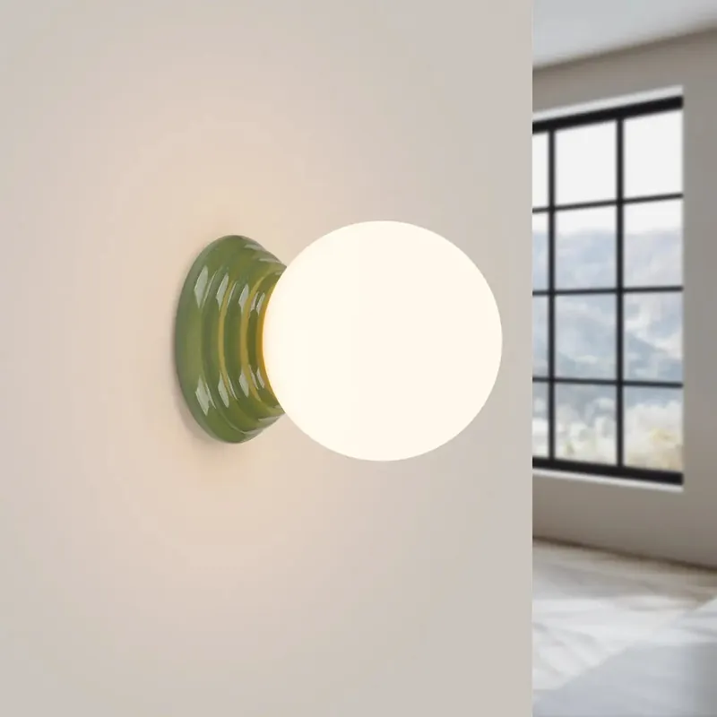 ZORI green wall light IP44