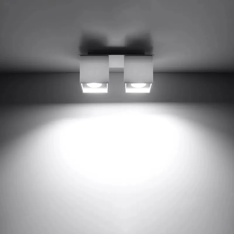 QUAD 2 white ceiling light