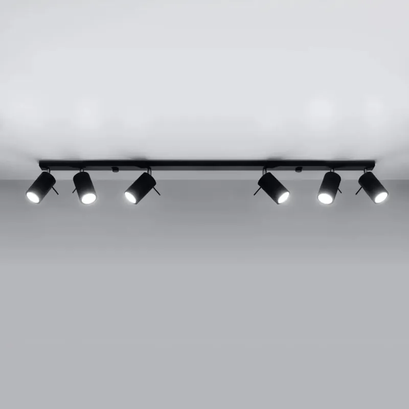 RING 6L black ceiling light