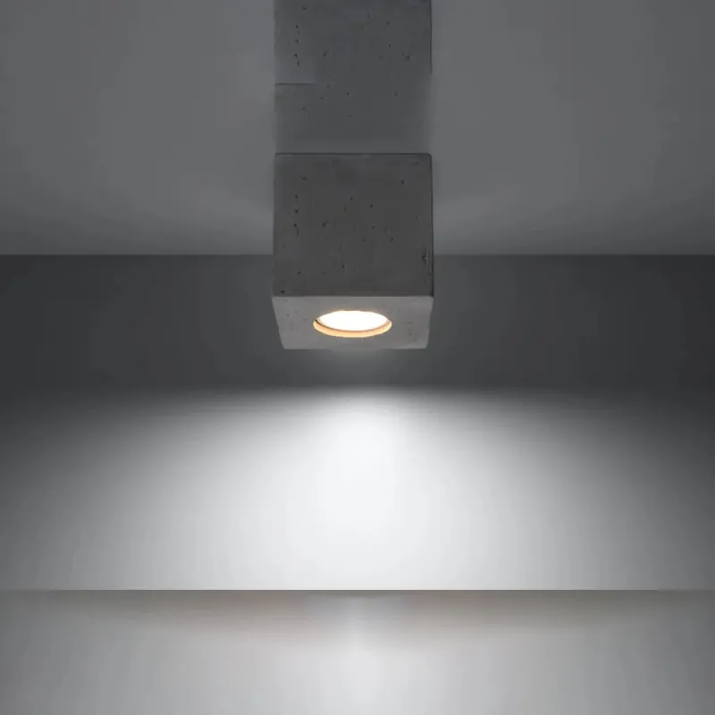 QUAD concrete ceiling light