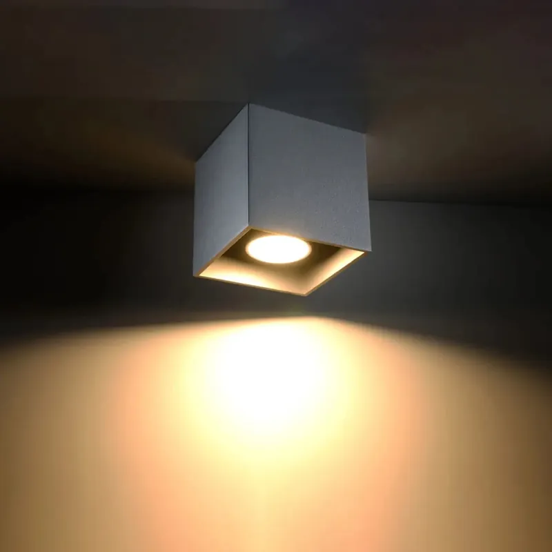 QUAD 1 Grey Ceiling Light