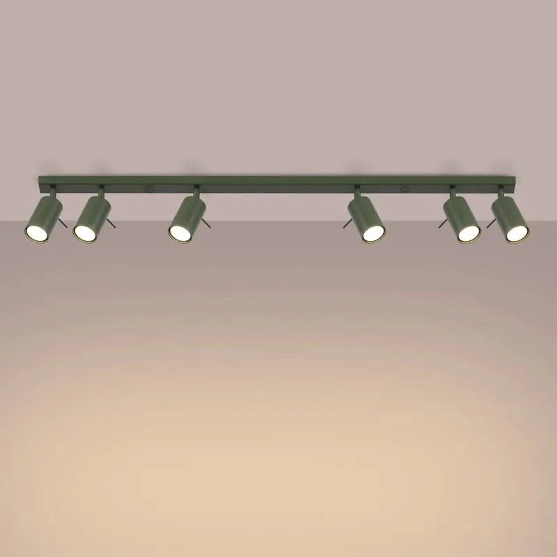 RING 6L ceiling light, olive green