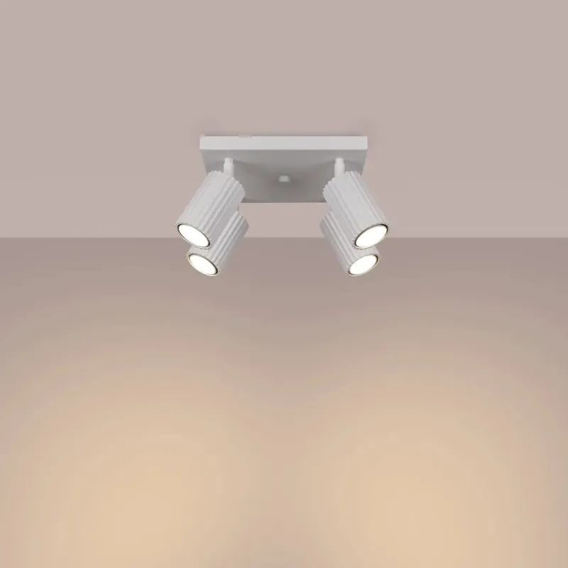 KARBON 4 white ceiling light