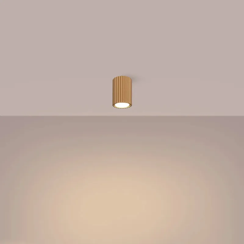 KARBON 10 gold ceiling light