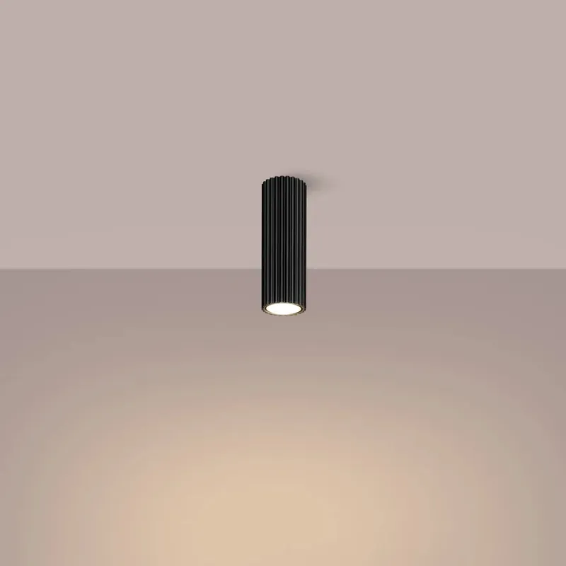 KARBON 20 black ceiling light