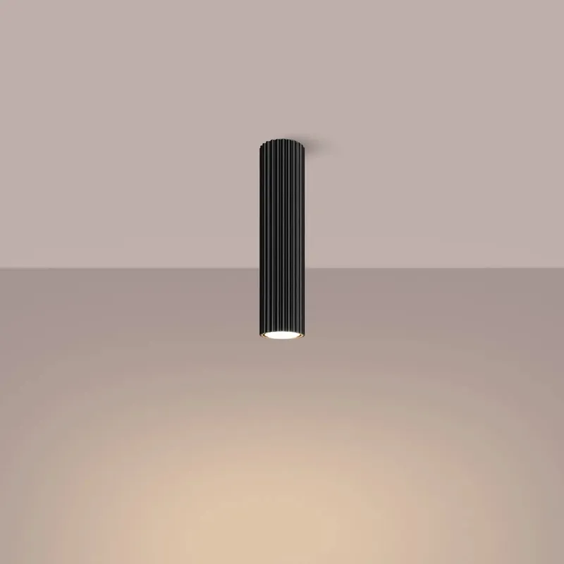 KARBON 30 black ceiling light