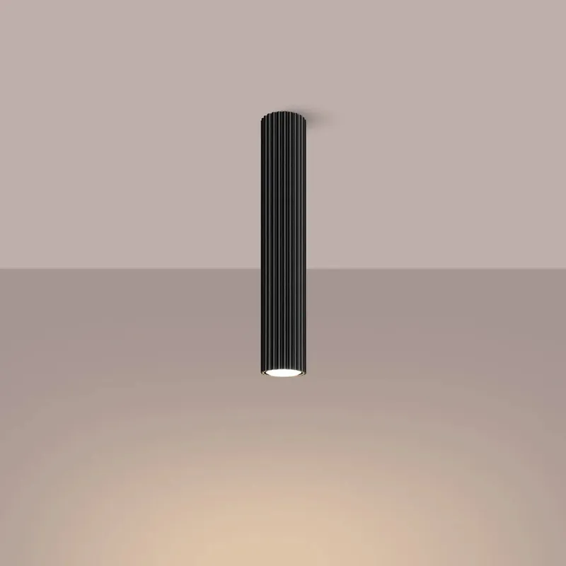 KARBON 40 black ceiling light