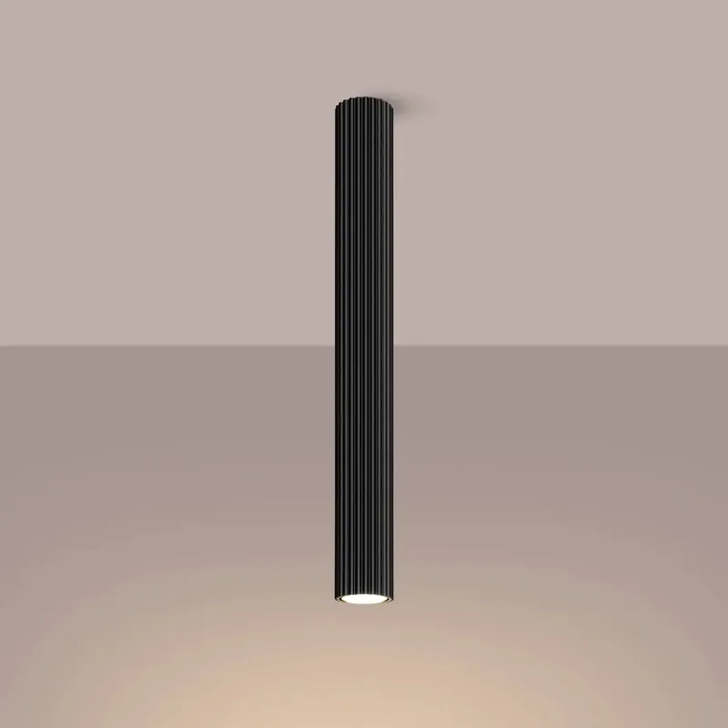 KARBON 60 black ceiling light