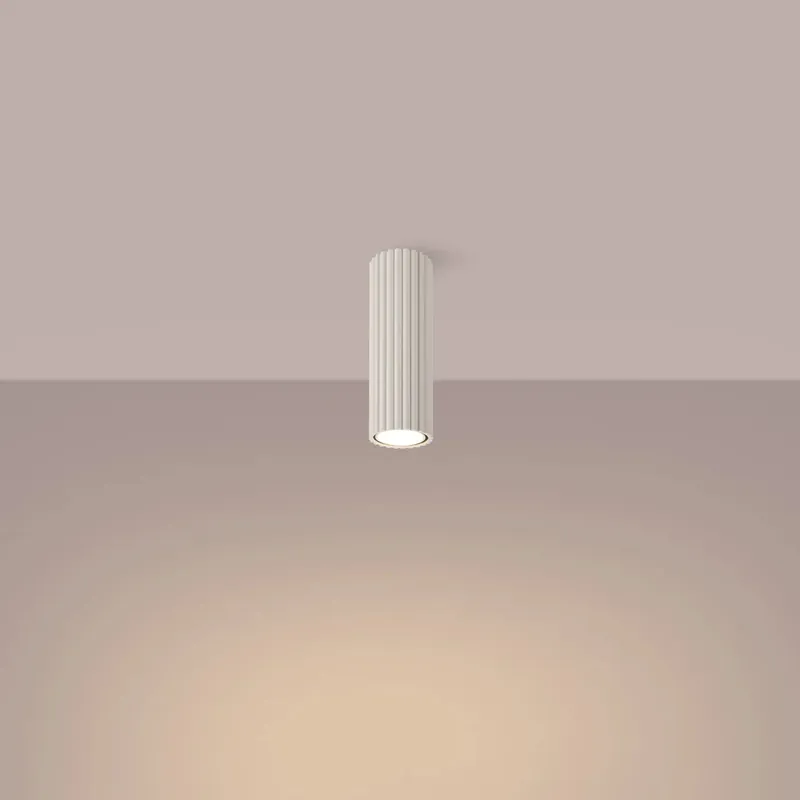 KARBON 20 beige ceiling light