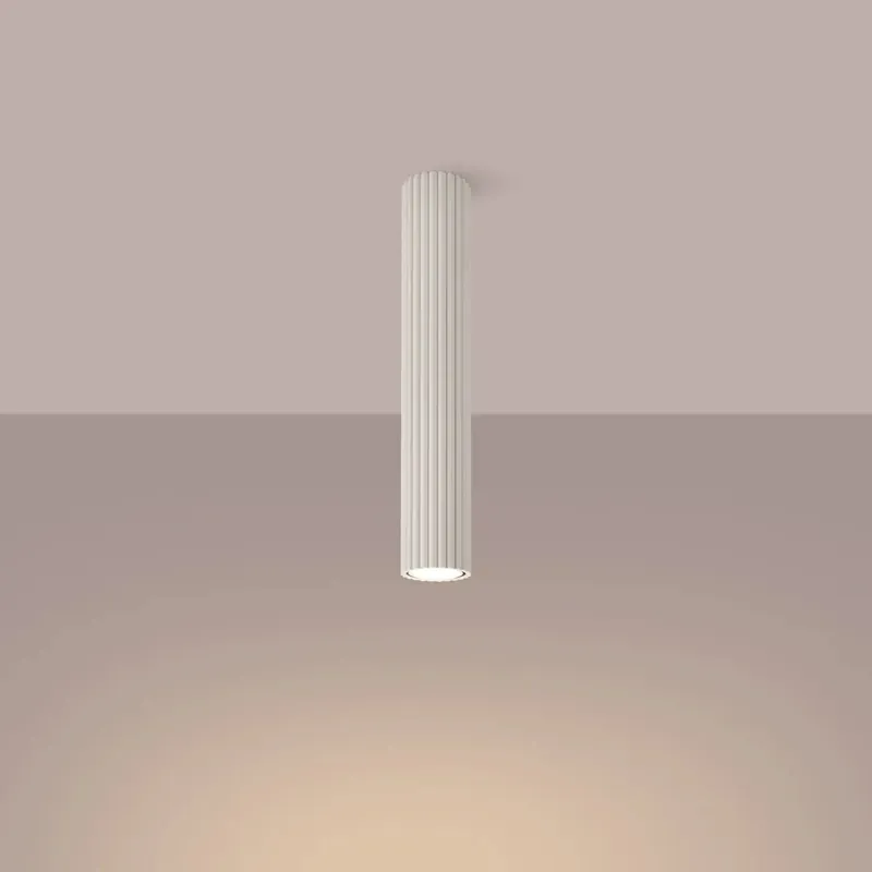 KARBON 40 beige ceiling light