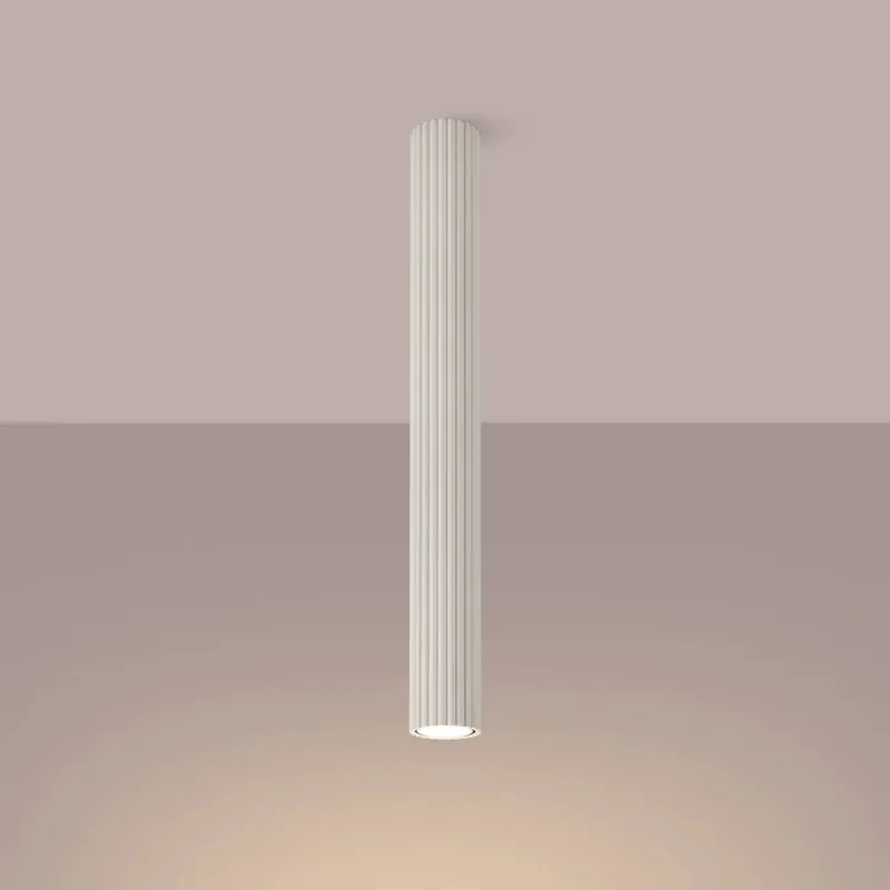 KARBON 60 beige ceiling light