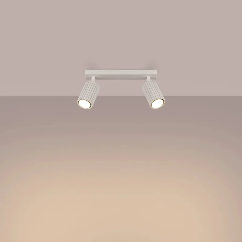 KARBON 2 beige ceiling light
