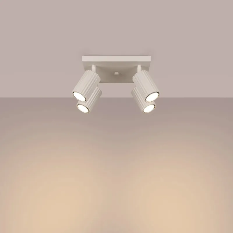 KARBON 4 beige ceiling light