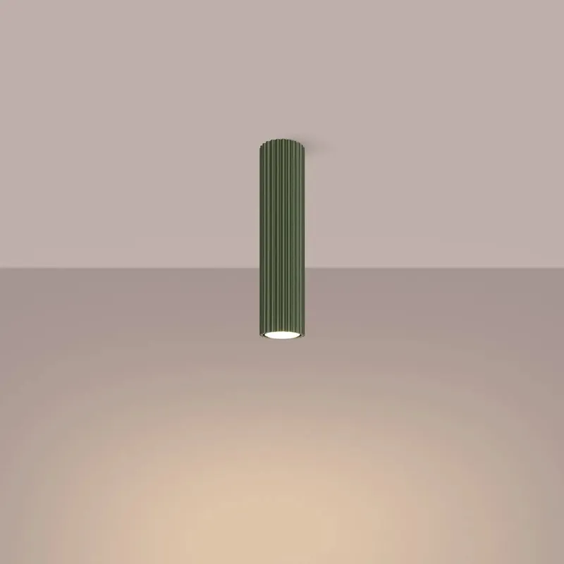 KARBON 30 ceiling light, olive green