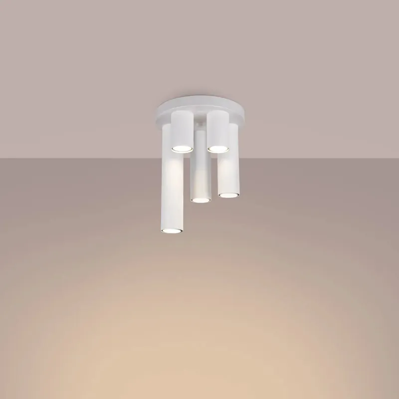 LAGOS 5P white ceiling light