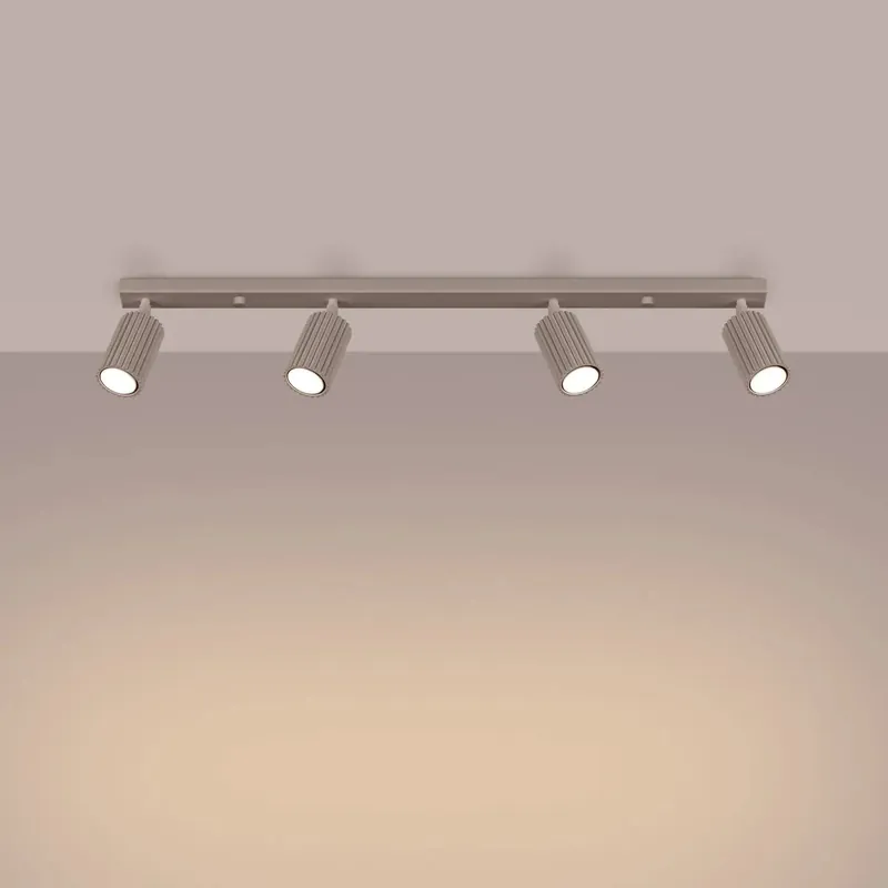 KARBON 4L taupe ceiling light
