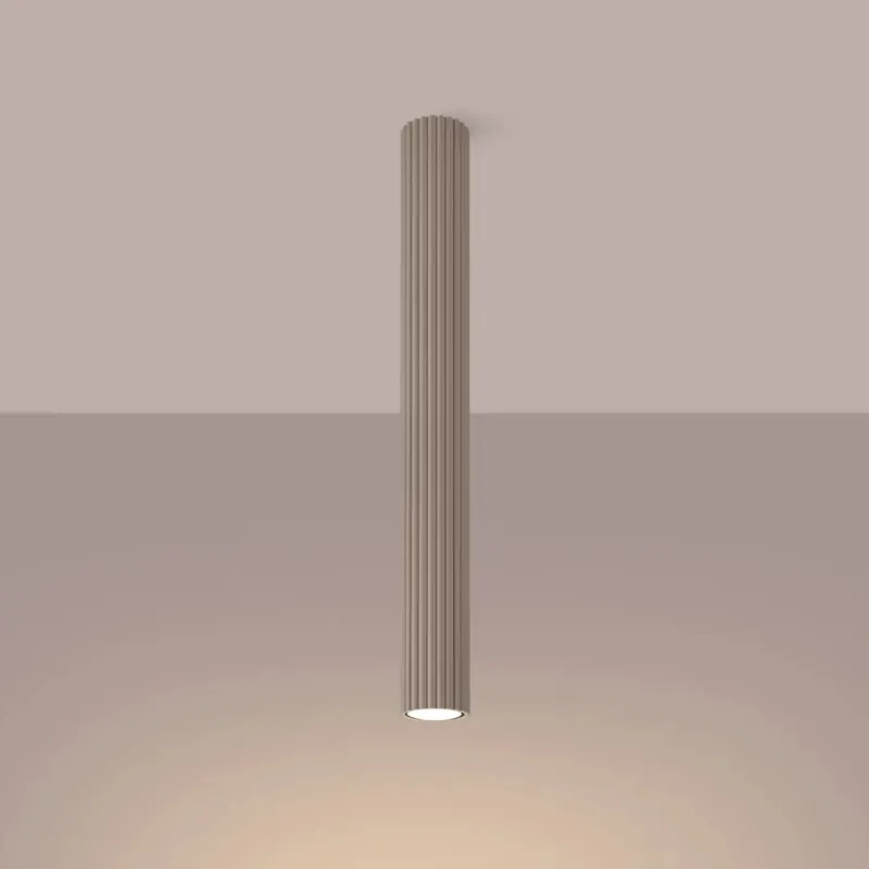 KARBON 60 taupe ceiling light