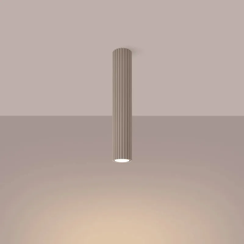 KARBON 40 taupe ceiling light
