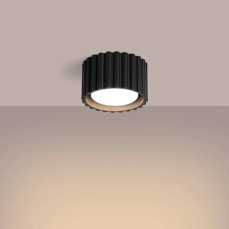 AURA 1 black ceiling light Gx53