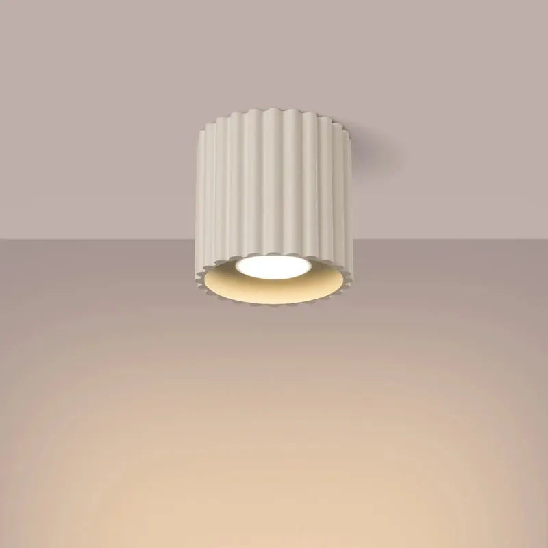 AURA 1 beige GU10 ceiling light