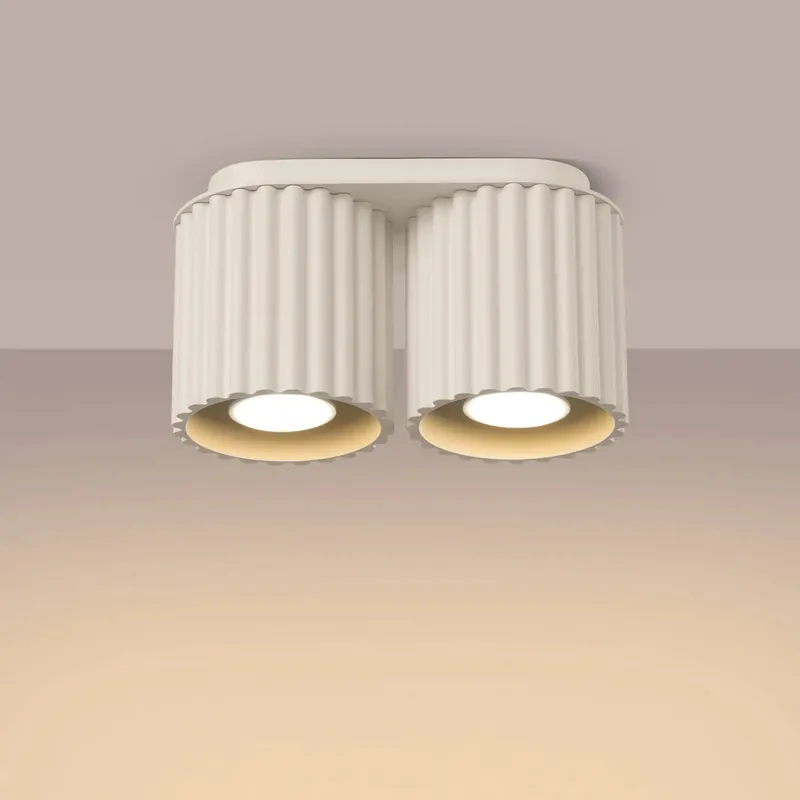 AURA 2 beige GU10 ceiling light
