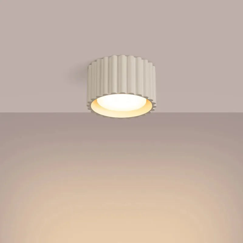 AURA 1 beige ceiling light Gx53