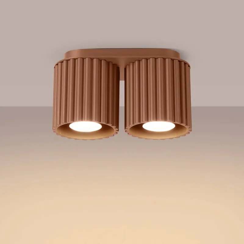 AURA 2 mocha GU10 ceiling light