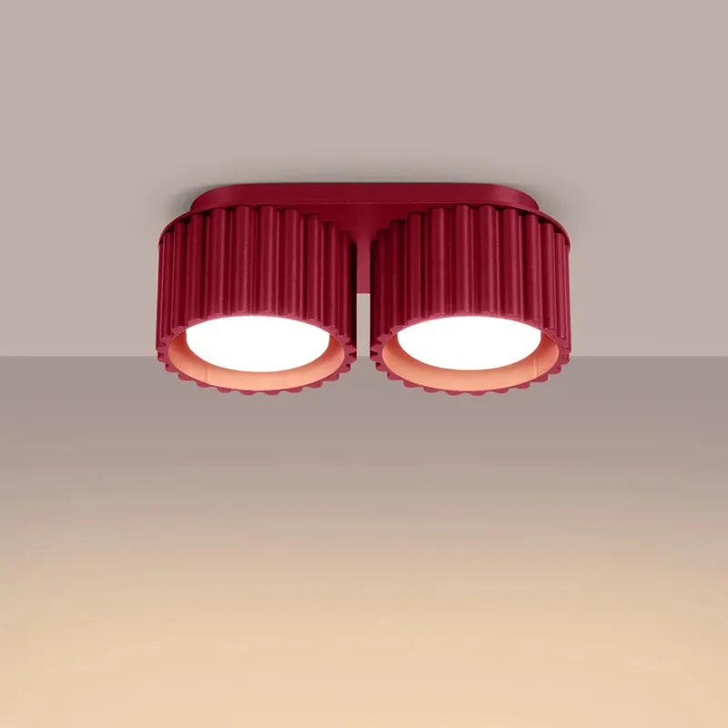 AURA 2 Bordeaux Ceiling Light Gx53