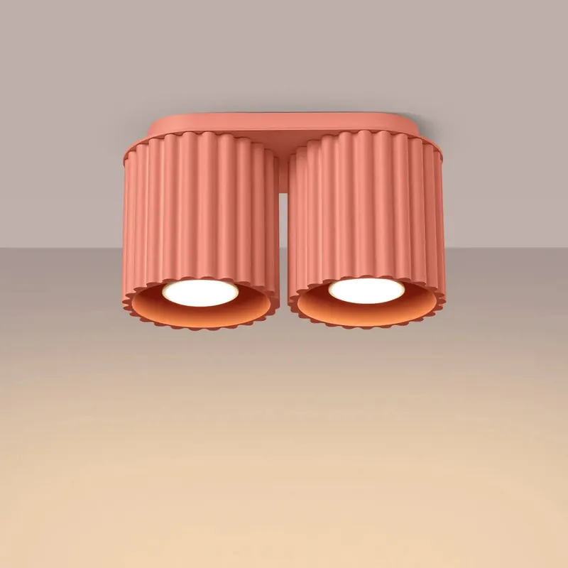 AURA 2 peach GU10 ceiling light