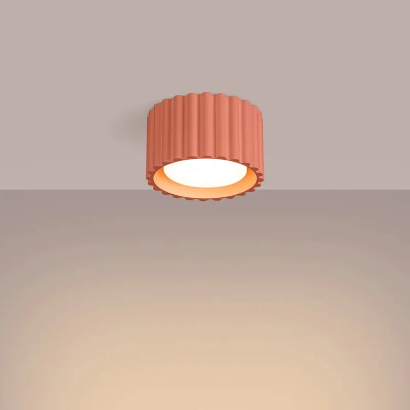 AURA 1 peach Gx53 ceiling light