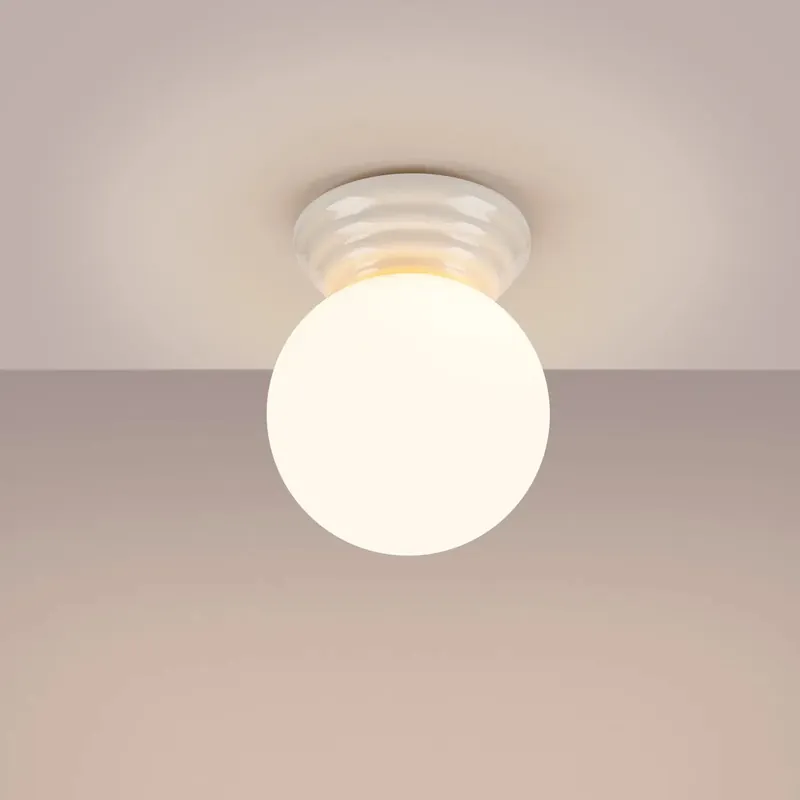 ZORI white ceiling light IP44