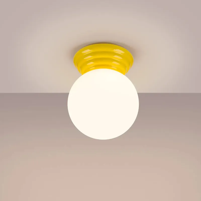 ZORI yellow ceiling light IP44