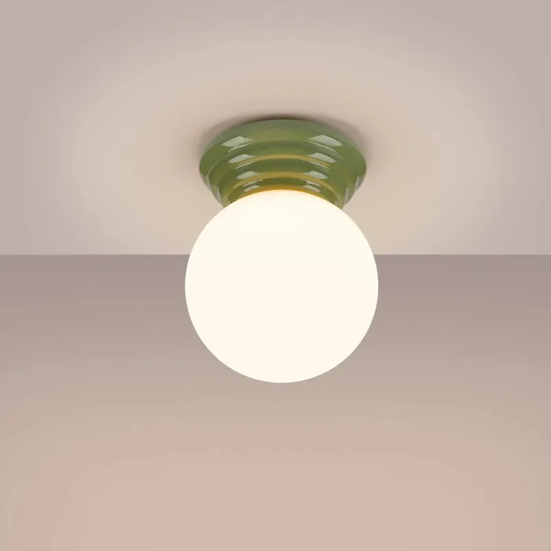 ZORI green ceiling light IP44