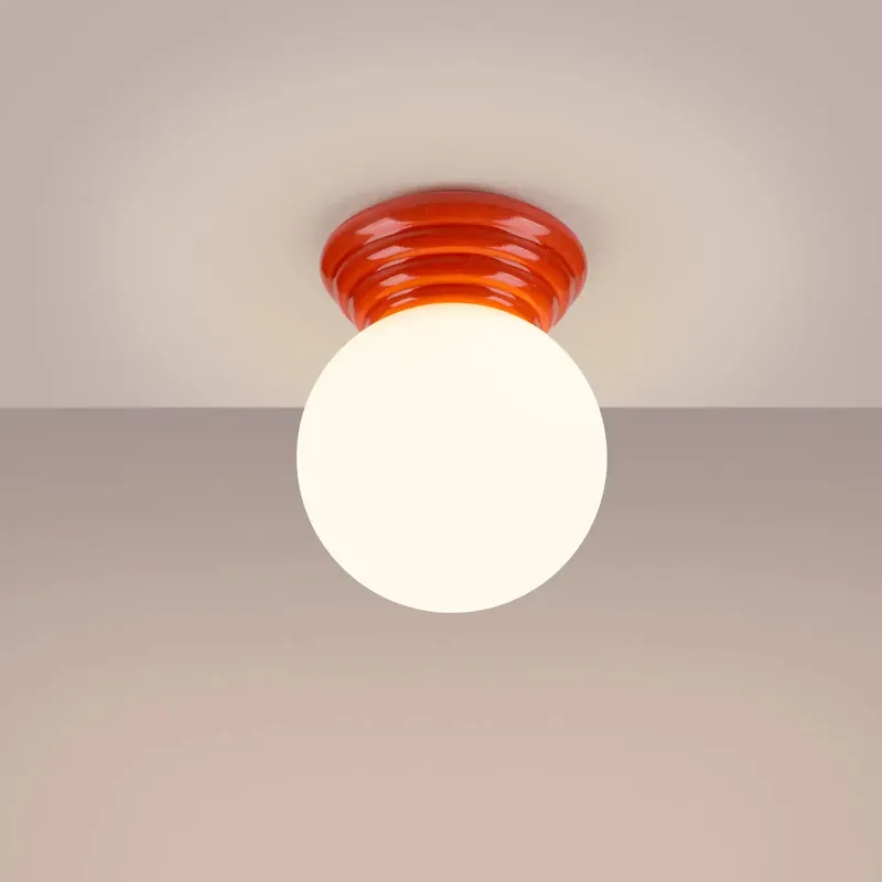 ZORI peach IP44 ceiling light
