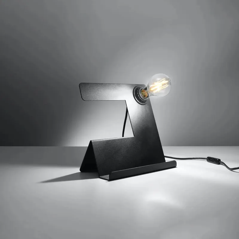 INCLINE black table lamp
