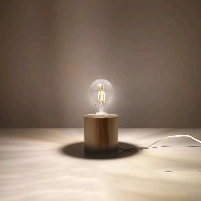 SALGADO wooden table lamp