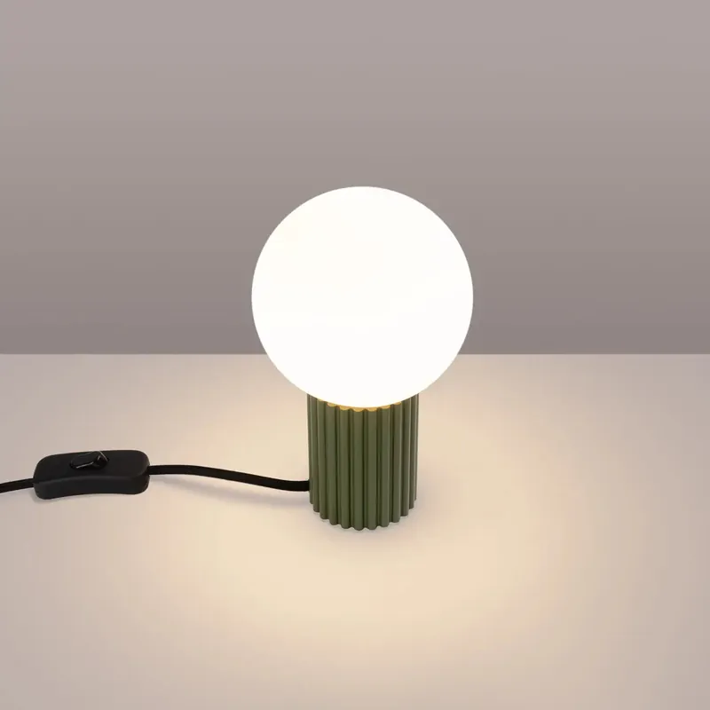 HALO table lamp, olive green