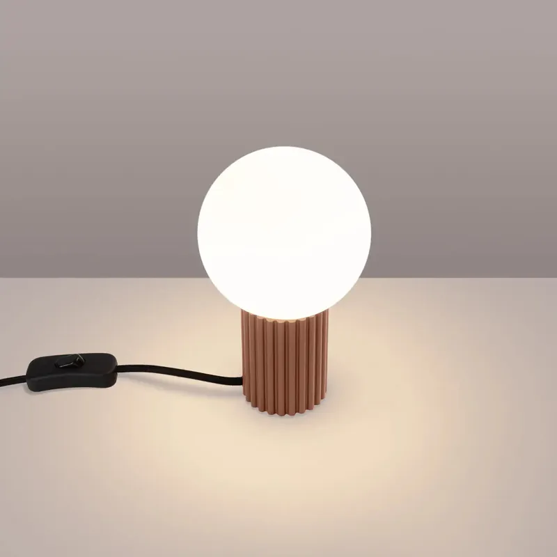HALO mocha table lamp