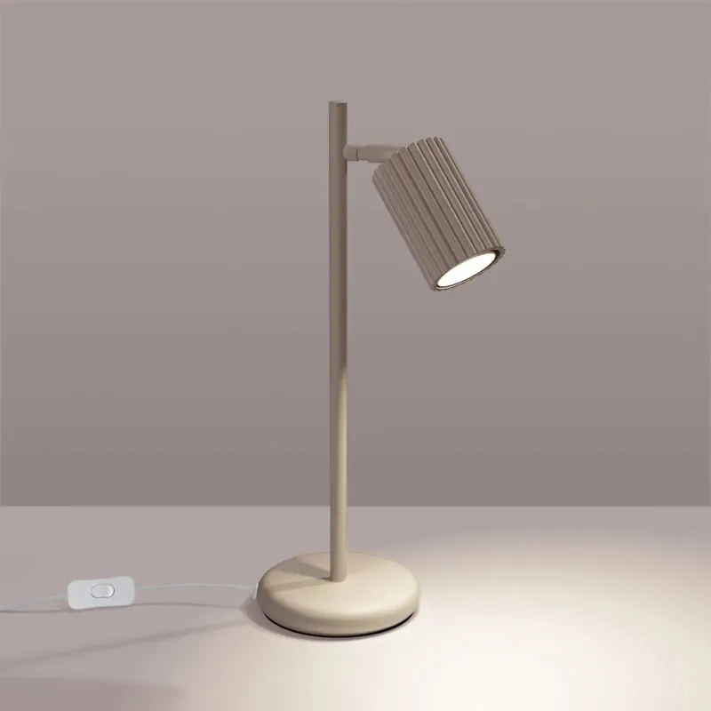 KARBON taupe table lamp