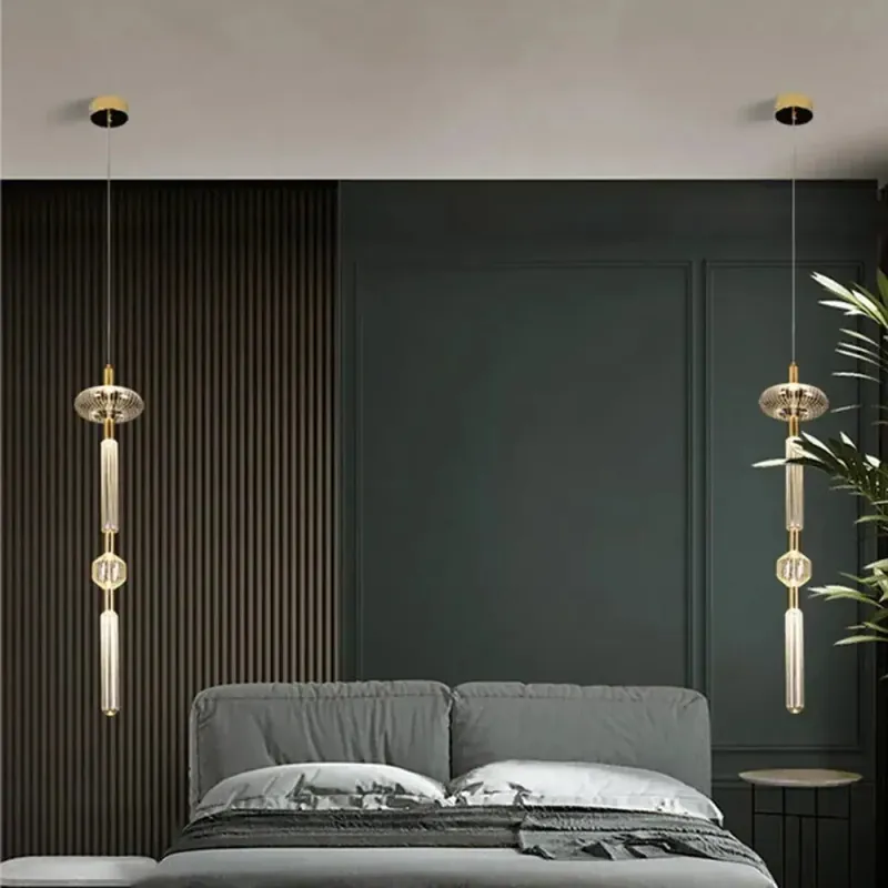 Nordic luxury art glass chandelier creative bar villa hotel clubhouse high-end restaurant pendant lamp home decor lighting