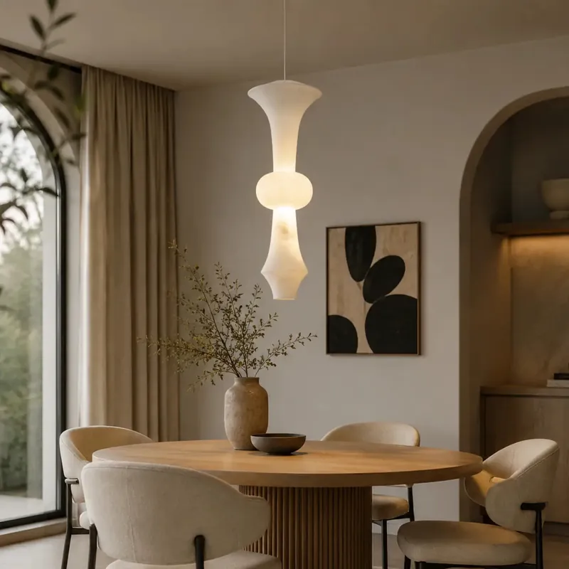 Japanese Design Akari Noguchi Yong Pendant Lamps LED E27 Wabi-sabi Modern Hanging Lamp for Living Room Sofas Home Decor Bedroom