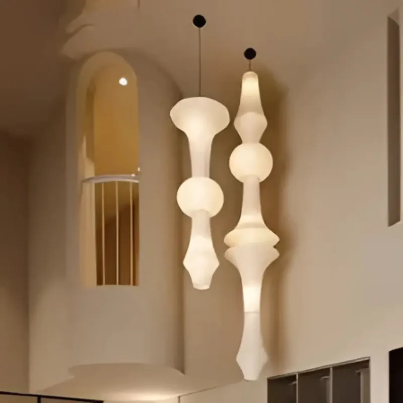 Japanese Design Akari Noguchi Yong Pendant Lamps LED E27 Wabi-sabi Modern Hanging Lamp for Living Room Sofas Home Decor Bedroom