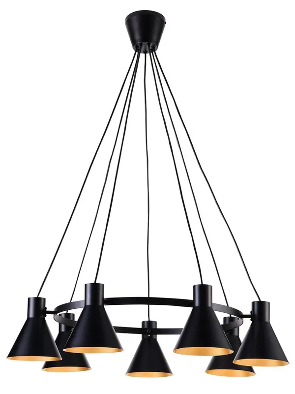 Suspension MORE — 1×E27, noir