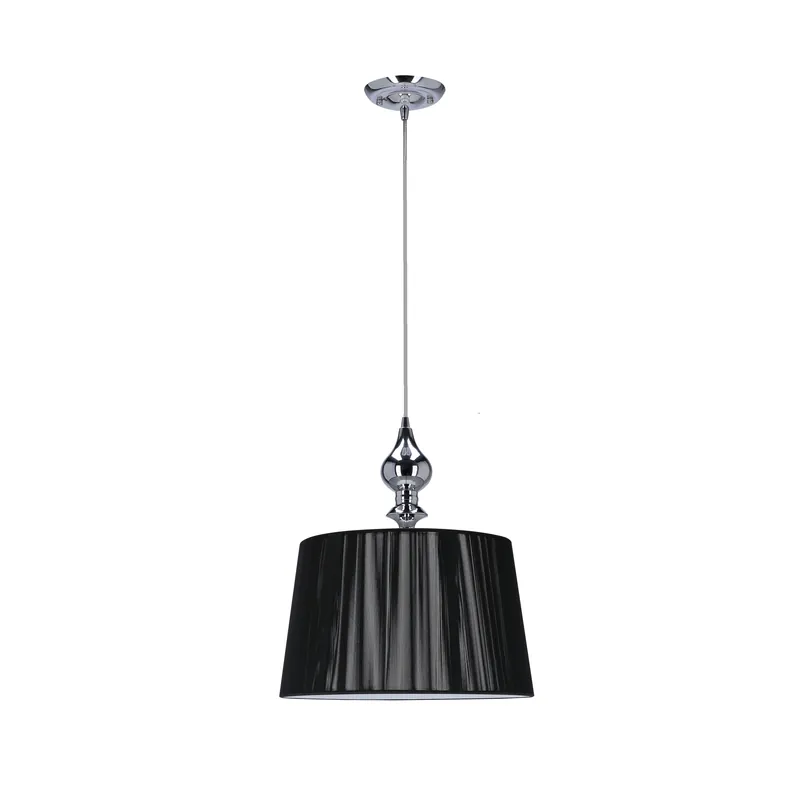 Suspension GILLENIA — 1×E27, noir
