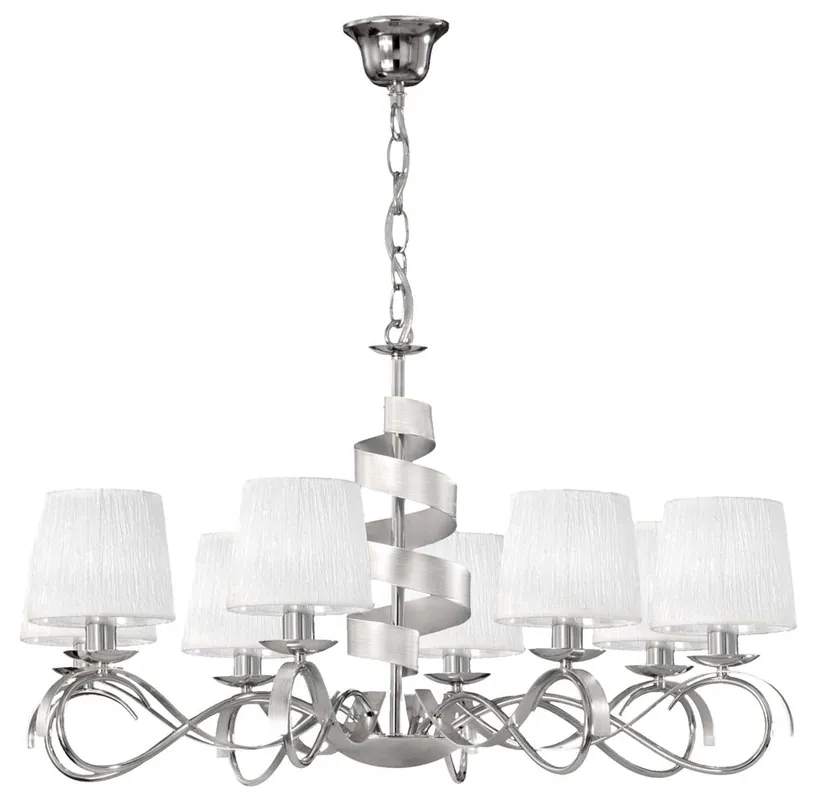 Suspension DENIS — 8×E14, chrome