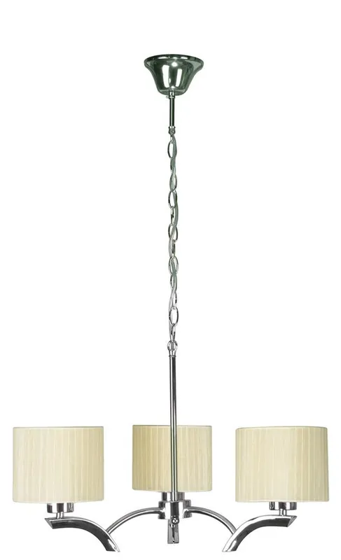 Suspension DRAGA — 3×E27, creamy