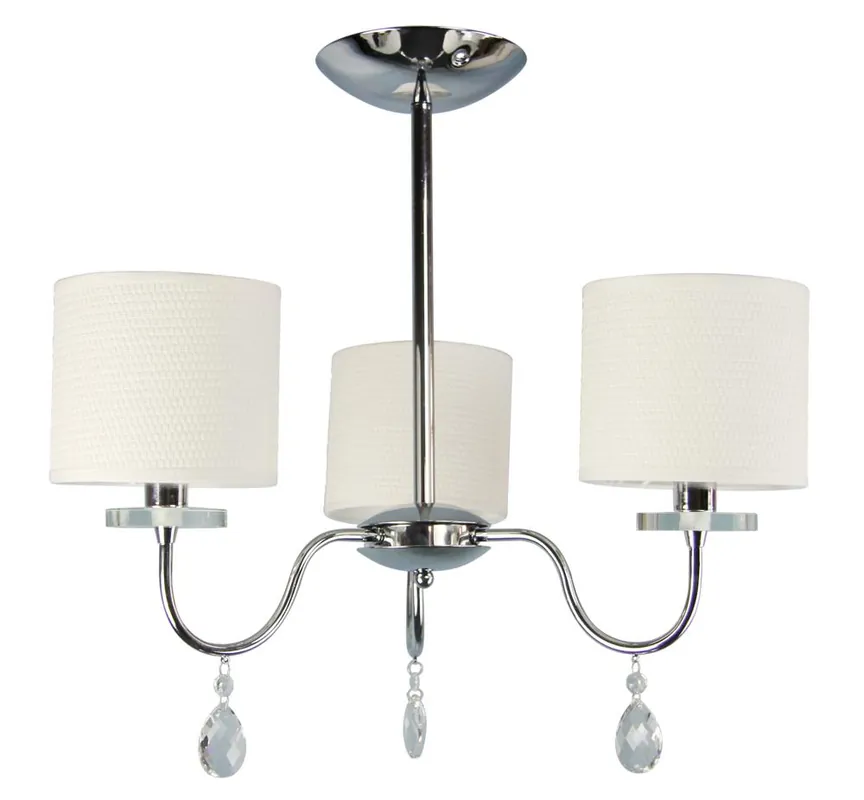 Suspension ESTERA — 3×E14, chrome