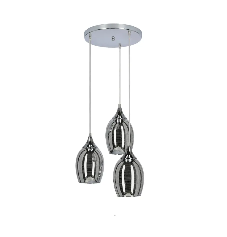 Suspension MARINA — 3×E27, chrome