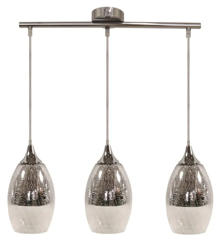 Suspension CELIA — 3×E27, argent